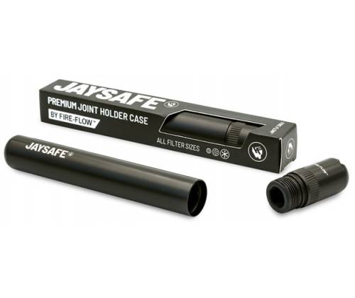 Jaysafe Κύλινδρος Αποθήκευσης Μεταλλικός Premium 11cm - Μαύρο - Τιμή: 8,50€