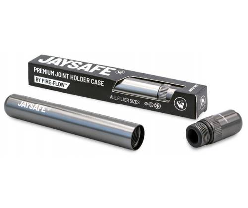 Jaysafe Κύλινδρος Αποθήκευσης Μεταλλικός Premium 11cm - Ανθρακί Carbon - Τιμή: 8,50€