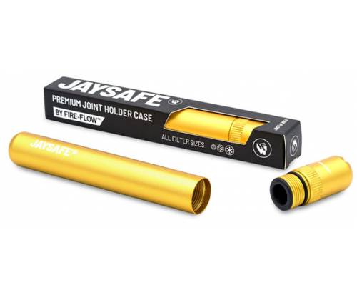 Jaysafe Κύλινδρος Αποθήκευσης Μεταλλικός Premium 11cm - Χρυσό - Τιμή: 8,50€