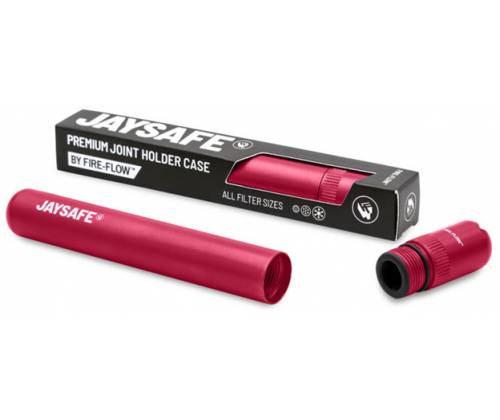 Jaysafe Κύλινδρος Αποθήκευσης Μεταλλικός Premium 11cm - Κόκκινο - Τιμή: 8,50€