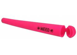 Κύλινδρος Αποθήκευσης Πλαστικός Pink Weed - 12cm
