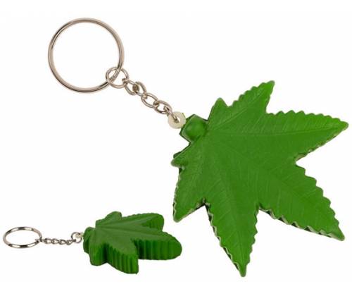 Keychain Μπρελόκ 6cm - Cannabis Leaf - Τιμή: 3,95€