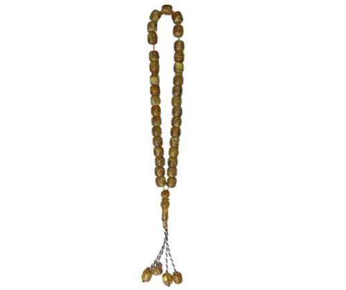 Κομπολόι από Ρητίνη με 27 Μπίλες - Καφέ - Τιμή: 1,60€