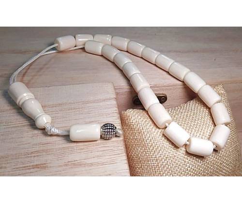 Handmade Camel Bone Rosary with 23 Beads -  Price: 32,00€