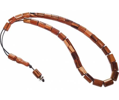 Κομπολόι Χειροποίητο από Σανδαλόξυλο με 35 Χάντρες - Τιμή: 32,00€