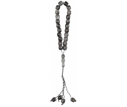 Resin Rosary with 27 Beads - Gray -  Price: 1,60€