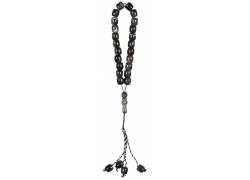 Κομπολόι από Ρητίνη με 27 Μπίλες - Μαύρο