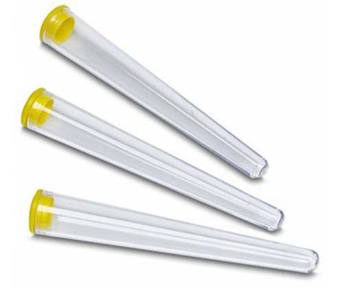 Transparent Plastic Storage Cylinder - 10.9cm -  Price: 0,50€