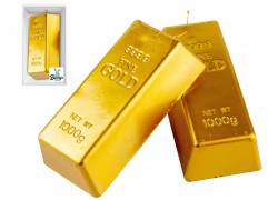 Λαμπάδα Πασχαλινή - 3D Ράβδος Χρυσού 16x7x4cm