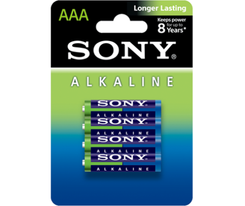 Αλκαλικές μπαταρίες Sony μέγεθος AAA - Τιμή: 1,20€
