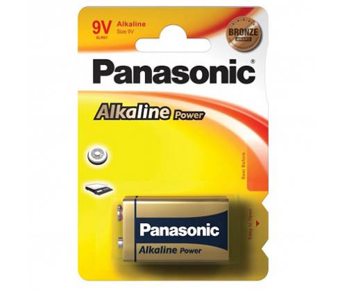 Αλκαλική μπαταρία Panasonic 9V - Τιμή: 2,20€