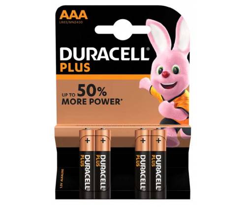 Αλκαλικές Μπαταρίες Duracell Plus Μέγεθος AAA - Τιμή: 2,65€