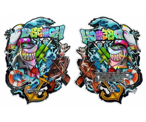 Σακουλάκι Ασφαλείας Mylar Zip Bag - Shark Drench - Τιμή: 0,90€