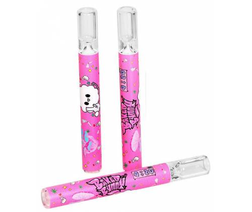 Γυάλινο Πιπάκι Glass Chillum «Baked Bunny» Pink 10cm - 3τεμ. - Τιμή: 5,30€