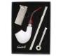 Set Classic Tobacco Pipe MD Ceramic White Matt with Luxury Lighter - 40000264 -  Price: 23,50€