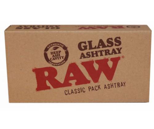 Raw Classic Pack Glass Ashtray - Τασάκι Raw 15,5x8cm - Τιμή: 9,90€