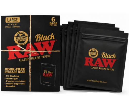 RAW Odor-Free Storage Bag - Large (19x18cm) - Price: 1,10€