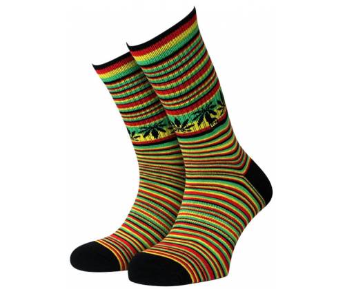 Κάλτσες Μακριές LGZ Crew (42-46) - Classic Rasta - Τιμή: 4,60€