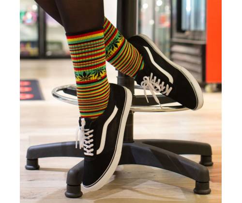 Κάλτσες Μακριές LGZ Crew (42-46) - Classic Rasta - Τιμή: 4,60€