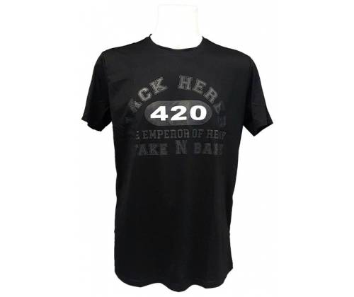 Lauren Rose Μπλουζάκι Original T-Shirt 420 Jack Herer - Μαύρο - Τιμή: 22,50€