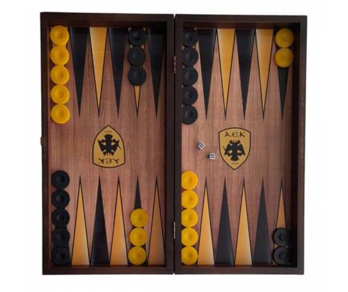 Wooden Backgammon - AEK 50x25cm (AE261) -  Price: 65,00€
