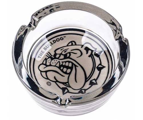 The Bulldog Amsterdam Glass Ashtray Black 10cm -  Price: 7,90€