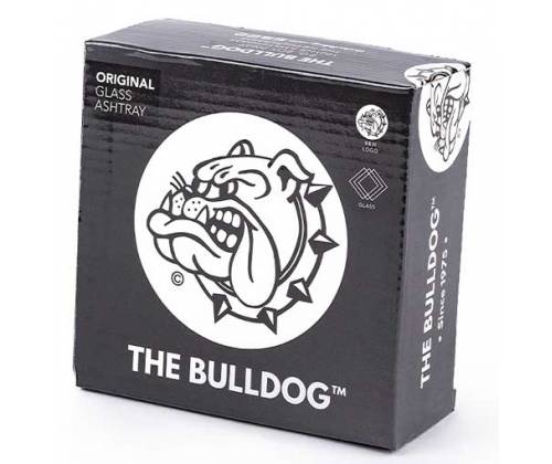 The Bulldog Amsterdam Glass Ashtray Black 10cm -  Price: 7,90€