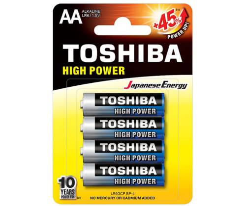 Αλκαλικές Μπαταρίες Toshiba Μέγεθος AA - Τιμή: 1,20€