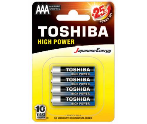 Αλκαλικές Μπαταρίες Toshiba Μέγεθος AAA - Τιμή: 1,20€