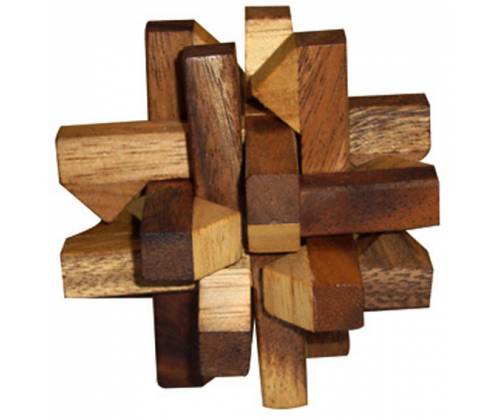 Ξύλινος Κατασκευαστικός Γρίφος Μπλεγμένοι Σταυροί (Sontor) - Τιμή: 13,00€