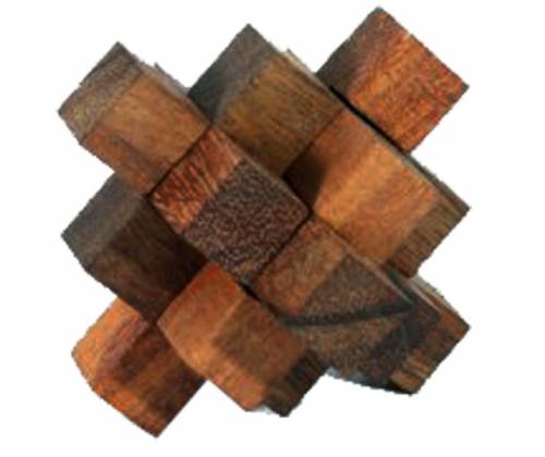 Ξύλινος Κατασκευαστικός Γρίφος Μυστική Κρύπτη (Top) - Τιμή: 8,00€