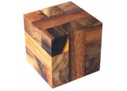 Ξύλινος Κατασκευαστικός Γρίφος Κλειδαριά Ασφαλείας (Cube Lock)