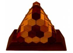 Ξύλινος Κατασκευαστικός Γρίφος Κυψέλη (Hexagon)