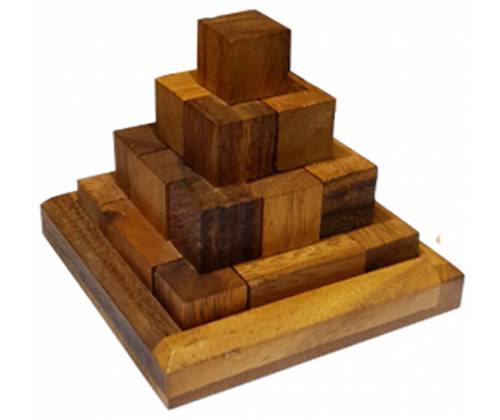 Ξύλινος Κατασκευαστικός Γρίφος Λογικής Keops - Τιμή: 13,00€
