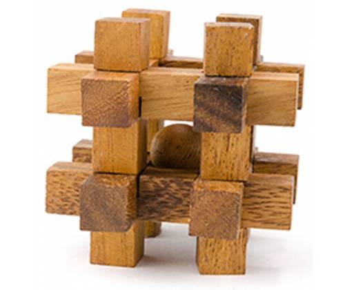 Ξύλινος Κατασκευαστικός Γρίφος Λογικής Pigpen - Τιμή: 12,00€