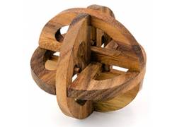 Ξύλινος Κατασκευαστικός Γρίφος Λογικής Sphere