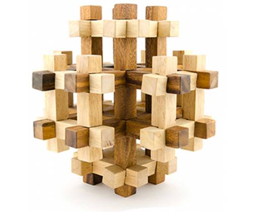 Ξύλινος Κατασκευαστικός Γρίφος Λογικής Aramas - Τιμή: 50,00€