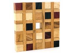 Ξύλινος Κατασκευαστικός Γρίφος Λογικής Parquet