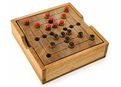 Ξύλινο Επιτραπέζιο Παιχνίδι Nine Men Morris Small