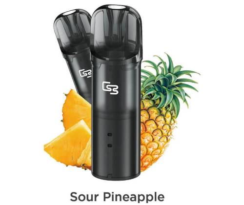 Geek Bar Elite 20mg 2ml Prefilled Pods - Sour Pineapple (2 pcs.) - Price: 6,00€