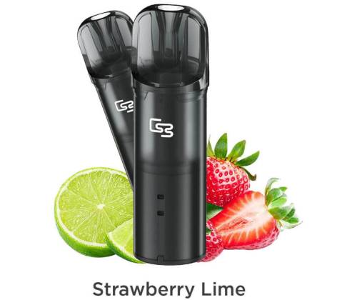 Geek Bar Elite 20mg 2ml Prefilled Pods - Strawberry Lime (2 τεμ.) - Τιμή: 5,70€
