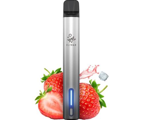 Elf Bar Elfa Turbo Kit 2ml 20mg - Black | Strawberry Ice - Price: 6,70€