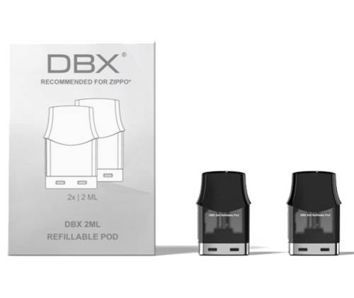Zippo DBX Refillable Pods - Επαναγεμιζόμενη Κάψουλα 2ml (2τεμ.) - Τιμή: 9,90€