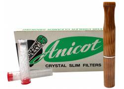 Πίπα Τσιγάρου Luxor Ανοιχτό Καφέ Για Extra Slim 5.7mm Τσιγάρα