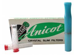 Πίπα Τσιγάρου Luxor Γαλάζιο Για Extra Slim 5.7mm Τσιγάρα