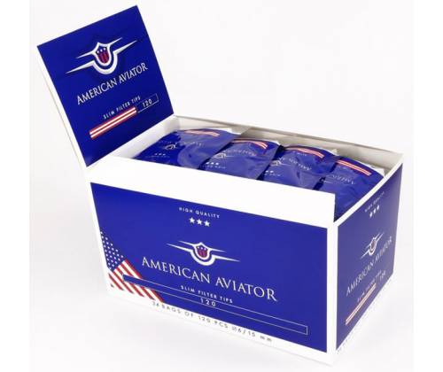 American Aviator Φιλτράκια - Slim 6mm 120φ. - 34τεμ. - Τιμή: 18,00€