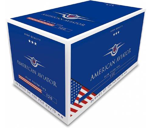 American Aviator Φιλτράκια - Slim 6mm 120φ. - 34τεμ. - Τιμή: 18,00€