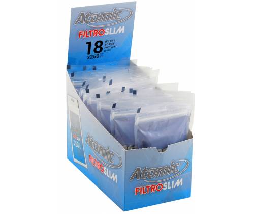 Atomic Φιλτράκια Σακουλάκι - Slim 250 - 18τεμ. - Τιμή: 11,70€