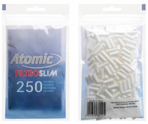 Atomic Φιλτράκια Σακουλάκι - Slim 250 - Τιμή: 0,65€