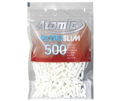 Atomic Φιλτράκια Σακουλάκι - 6mm Slim 500 - 9τεμ. - Τιμή: 10,80€
